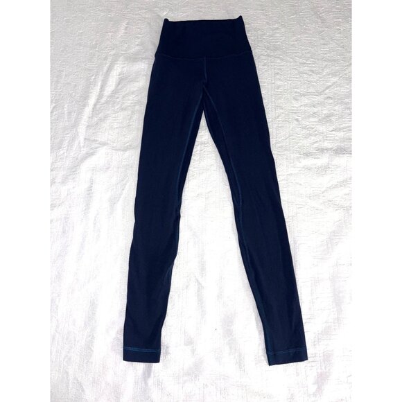 Lululemon Align Pant 28" True Navy High-Rise Yoga Leggings Nulu 0 - Picture 2 of 8